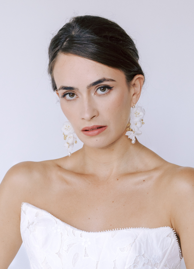 Boucles d'oreilles "Constance" avec...