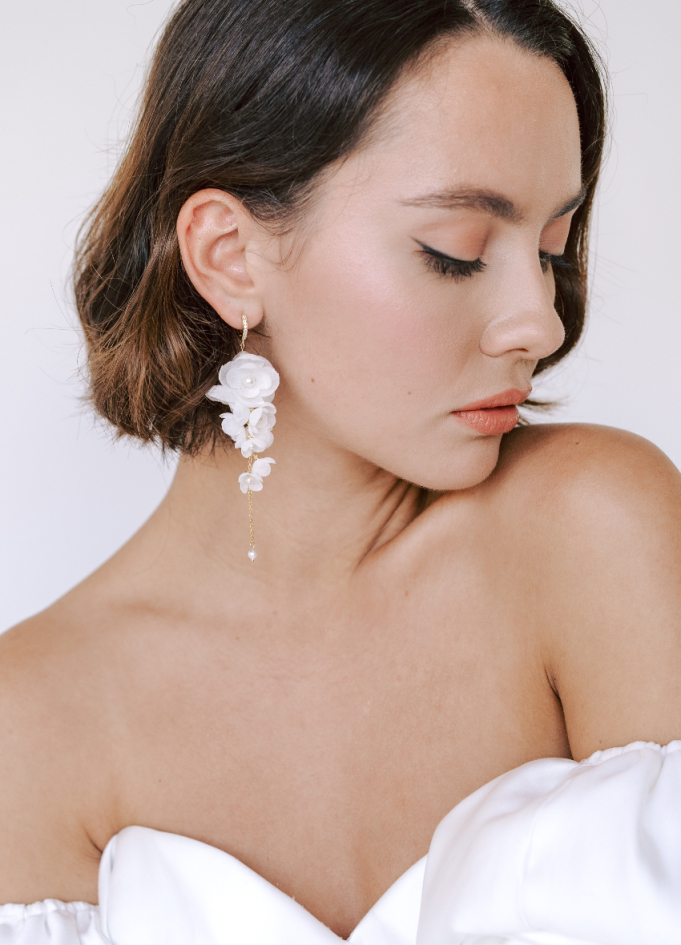 Boucles d'oreilles "Sofia" avec... Boucles d'oreilles "Sofia" avec...