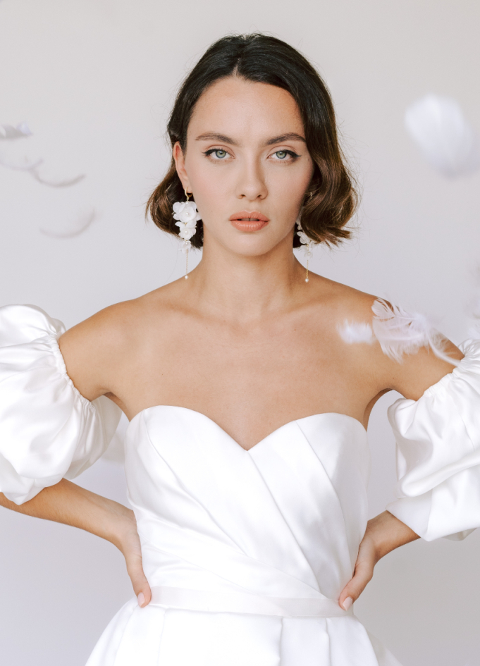 Boucles d'oreilles "Sofia" avec... Boucles d'oreilles "Sofia" avec...