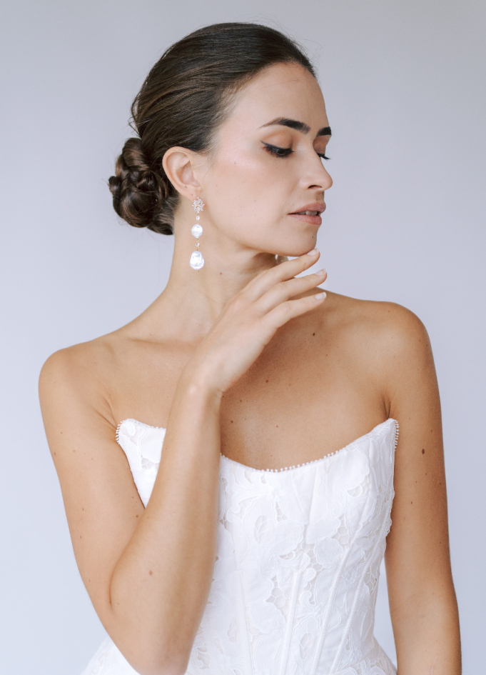 Boucles d'oreilles "Louna" moderne et...