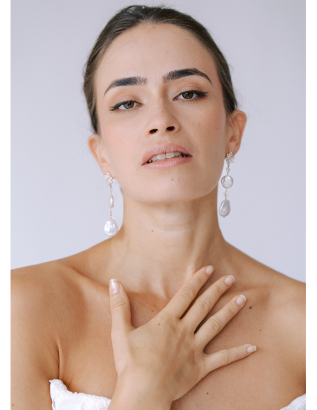 Boucles d'oreilles "Louna" moderne et chic