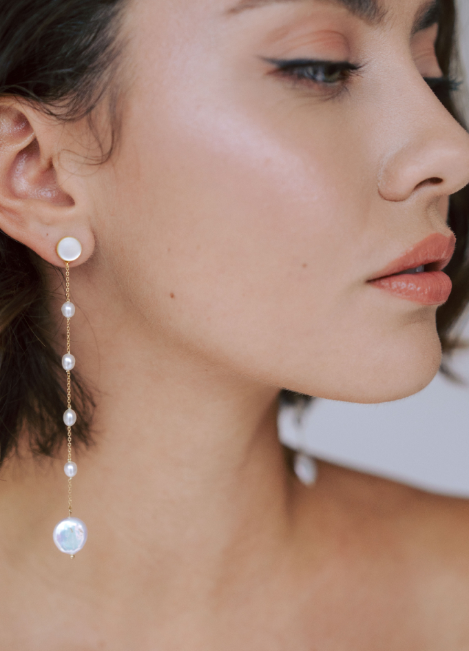 Boucles d'oreilles "Lola" longue et...