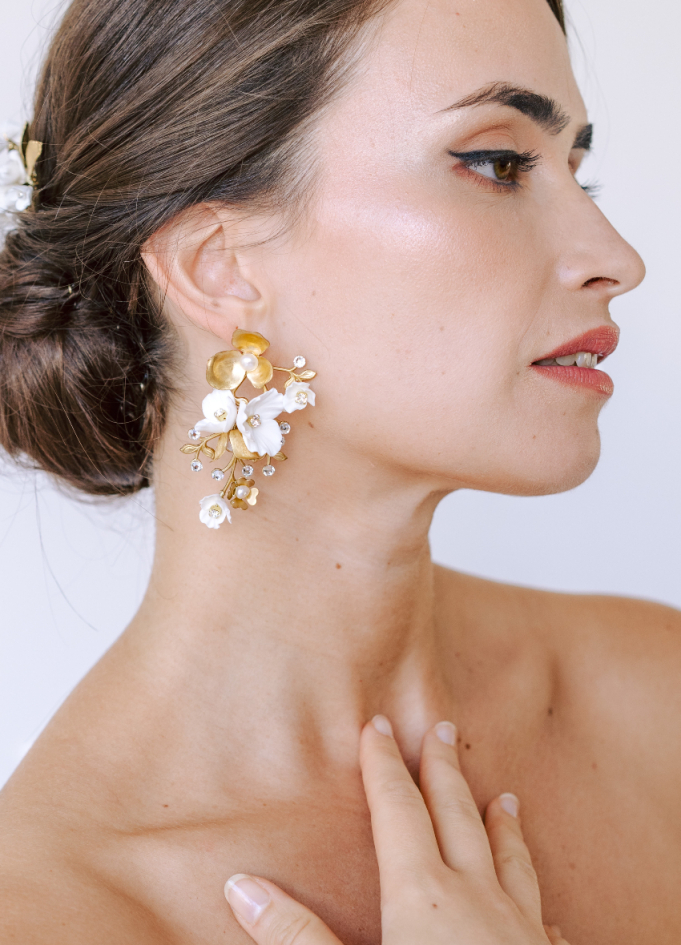 Boucles d'oreilles mariée "Lucia"... Boucles d'oreilles mariée "Lucia"...