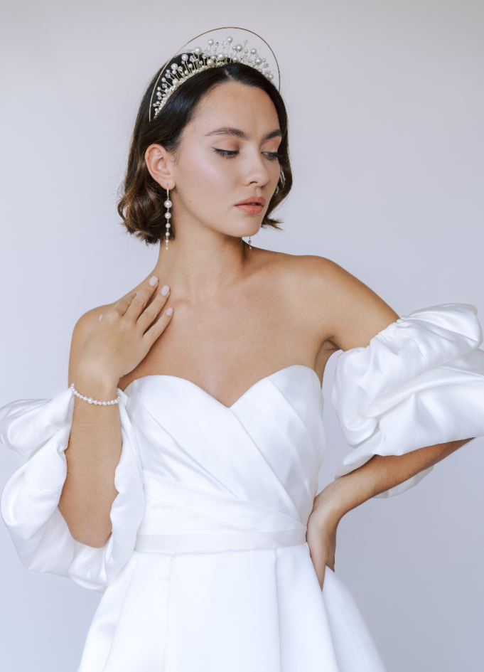 Longues boucles d'oreilles mariée... Longues boucles d'oreilles mariée...