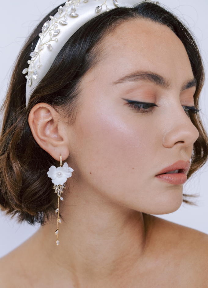 Boucles d'oreilles mariées "Suzie"...