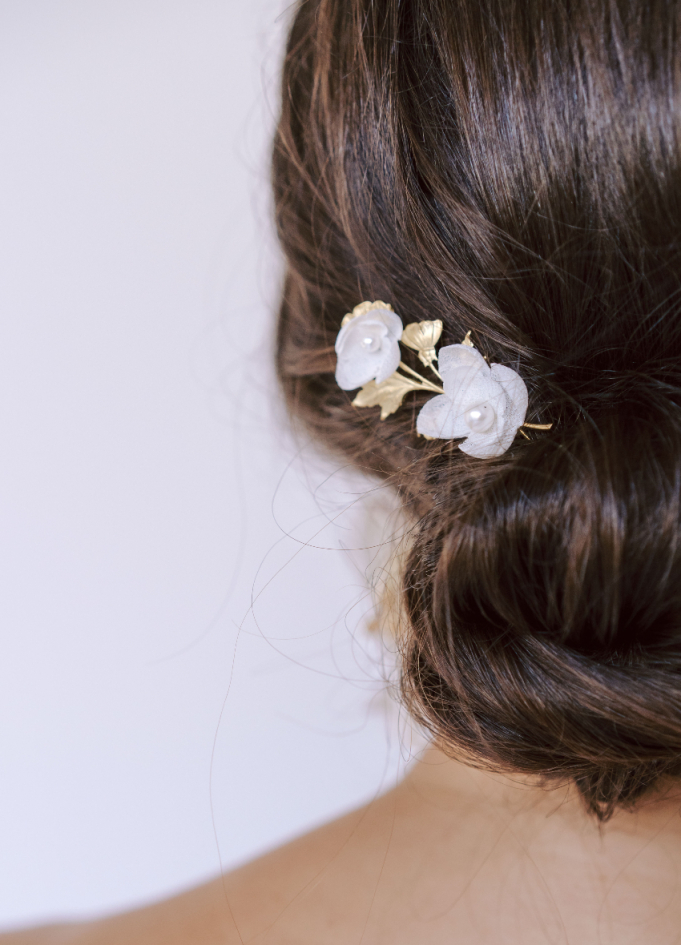 Duo de pics à chignon "Sofia" avec...