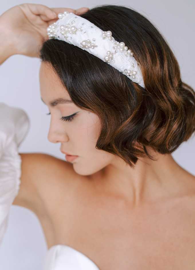 Serre tête couronne "Candice" avec... Serre tête couronne "Candice" avec...