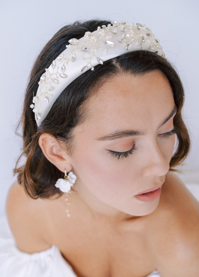 Serre tête couronne "Suzie" avec...