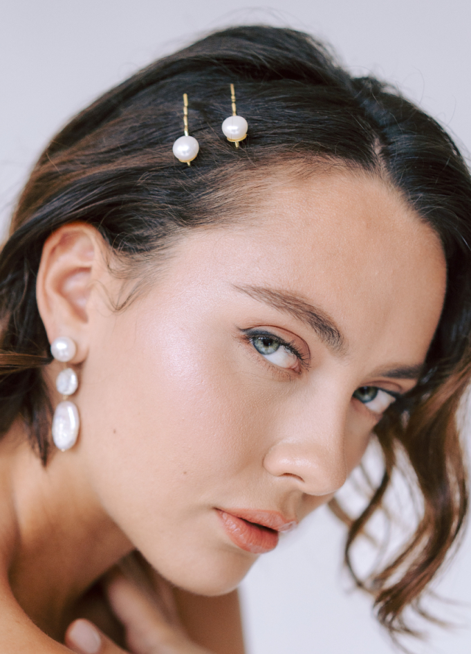 Duo Barrettes cheveux "Alma" avec...