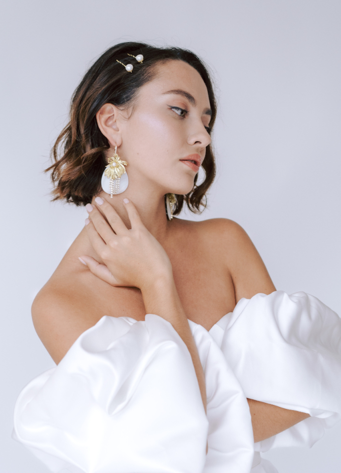 Duo Barrettes cheveux "Alma" avec...