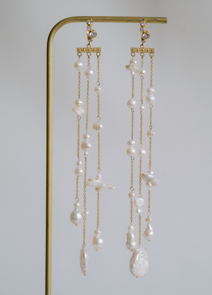 Longues boucles d'oreilles "June"... Longues boucles d'oreilles "June"...