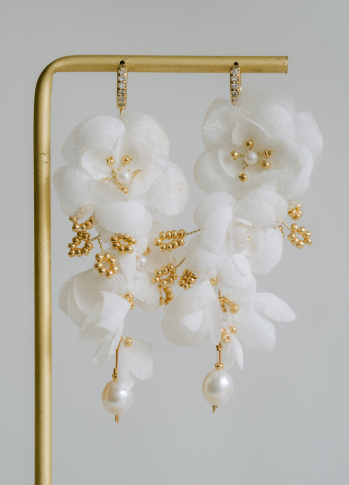 Boucles d'oreilles "Constance" avec...