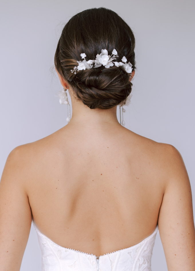 Trio de pics à chignon "Chiara" avec...