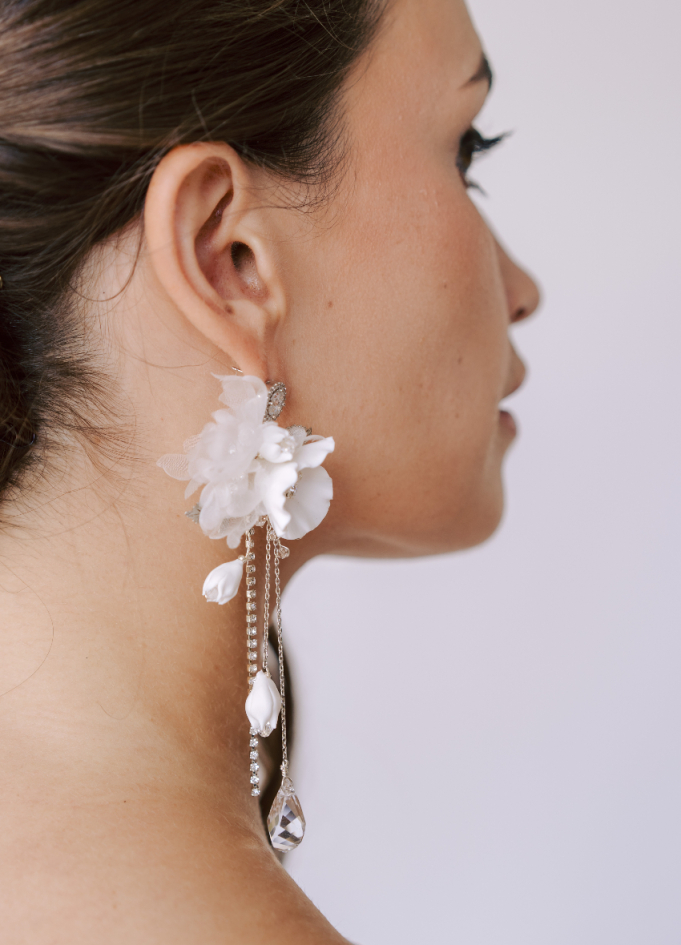 Boucles d'oreilles mariée "Chiara"...