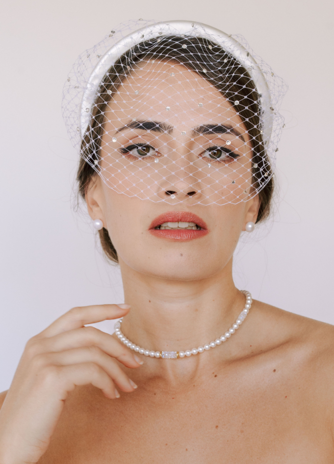 Voilette mariée "Valentine" avec...