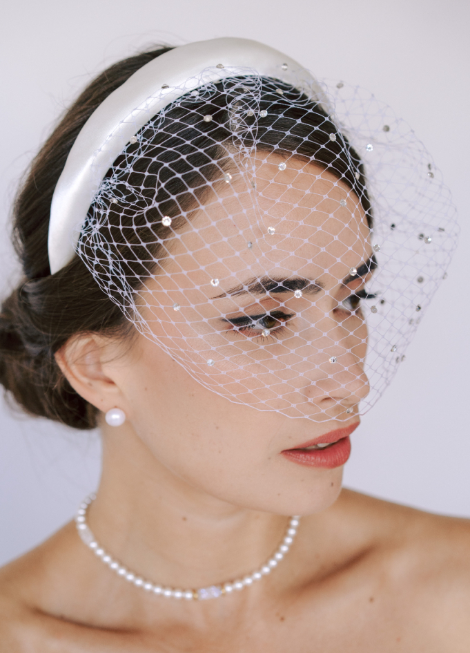 Voilette mariée "Valentine" avec...