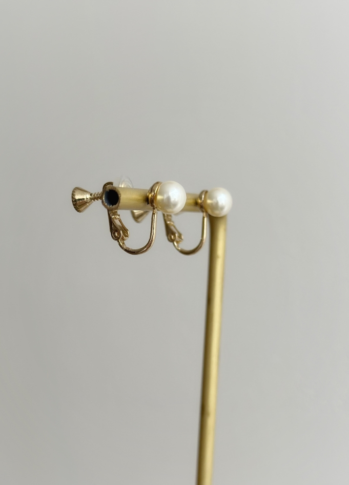 Clips oreilles mariage perles