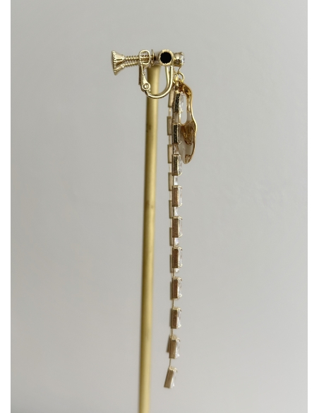 Boucles Clips oreilles strass