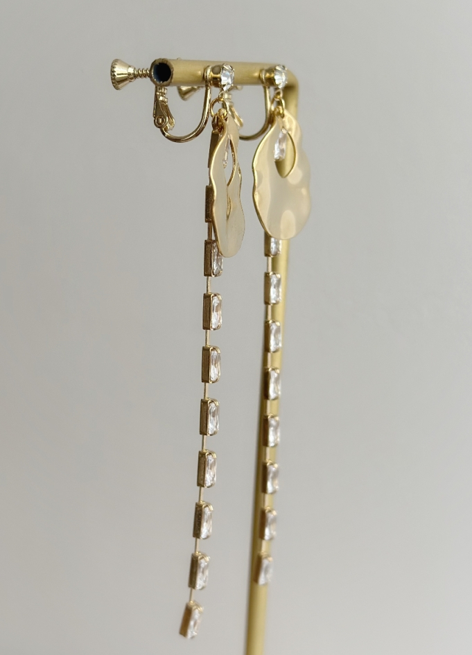 Boucles Clips oreilles strass Boucles Clips oreilles strass