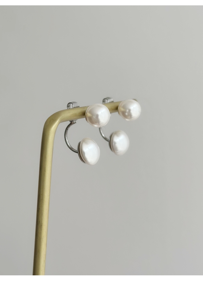 Boucles d'oreilles doubles perles Ellie Boucles d'oreilles doubles perles Ellie