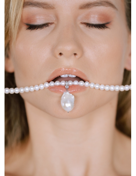 "Stella" Collier choker en perles d'eau douce