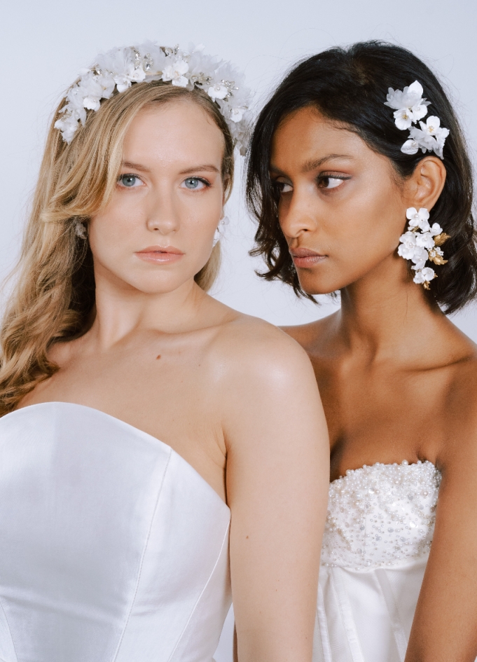 Couronne coiffure mariage "Flore"...