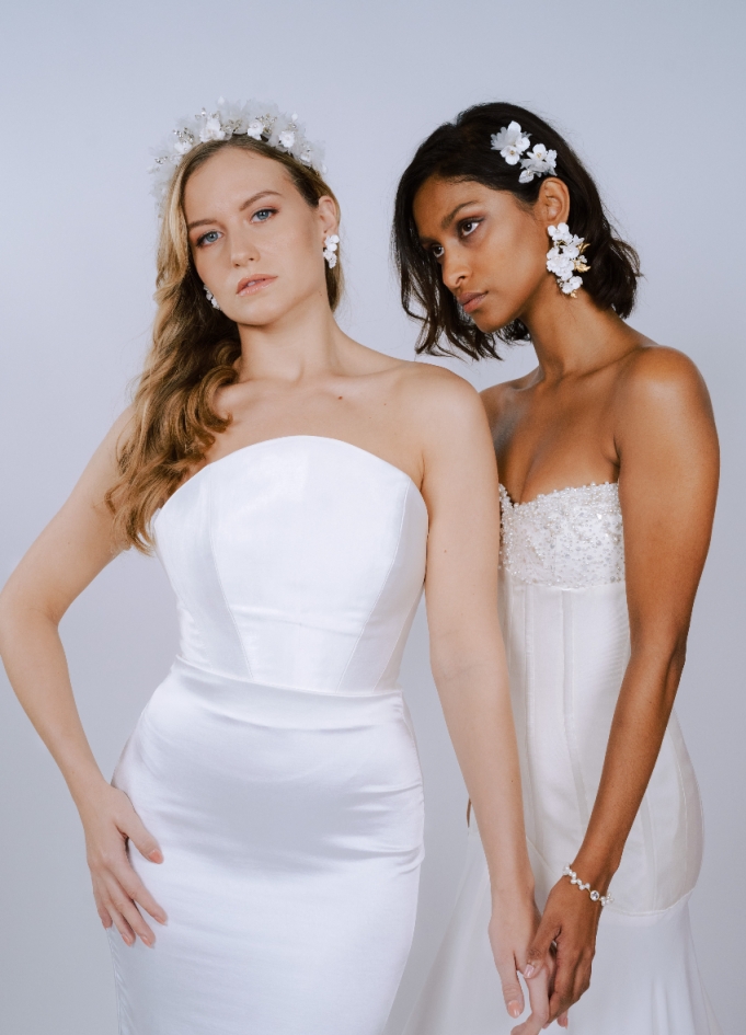 Boucles d'oreilles mariée "Giovana"...