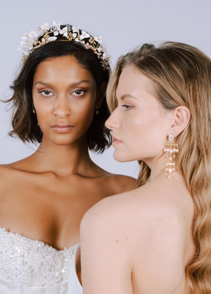 Boucles d'oreilles pendantes "Aurore"...