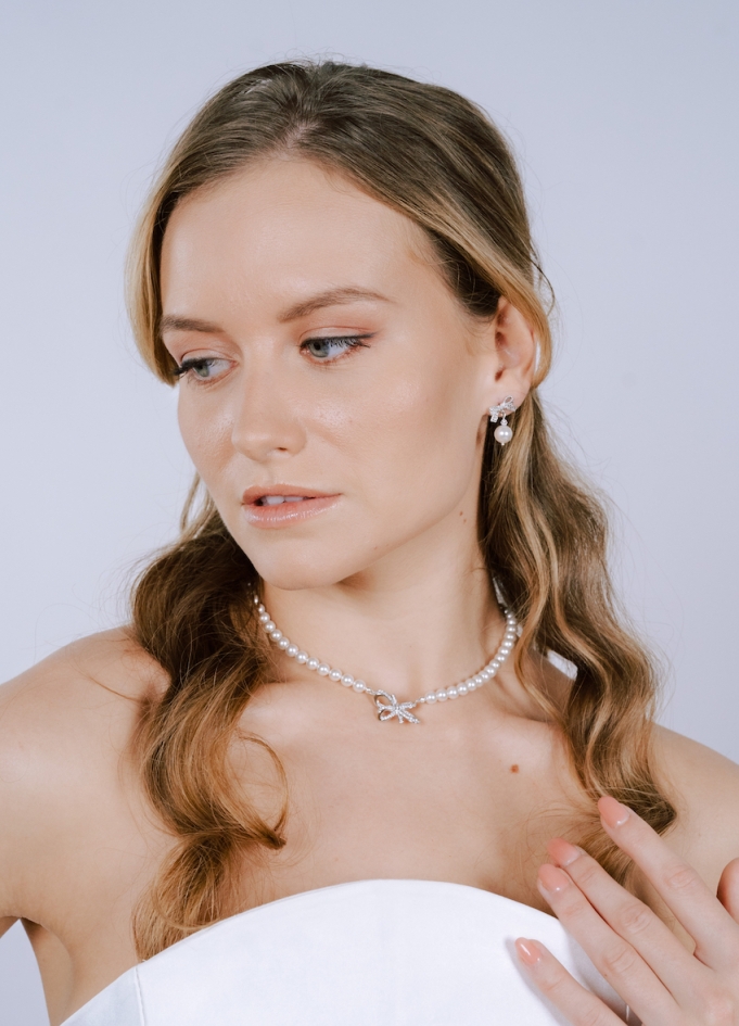 "Valentina" collier de mariée avec...