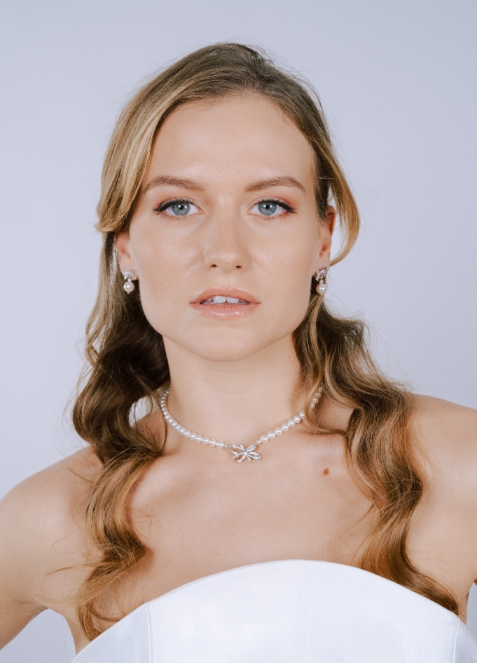 Boucles d'oreilles mariée "Valentine"...