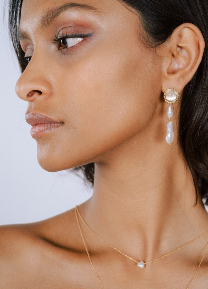 Boucles d'oreilles "Alva" moderne et... Boucles d'oreilles "Alva" moderne et...