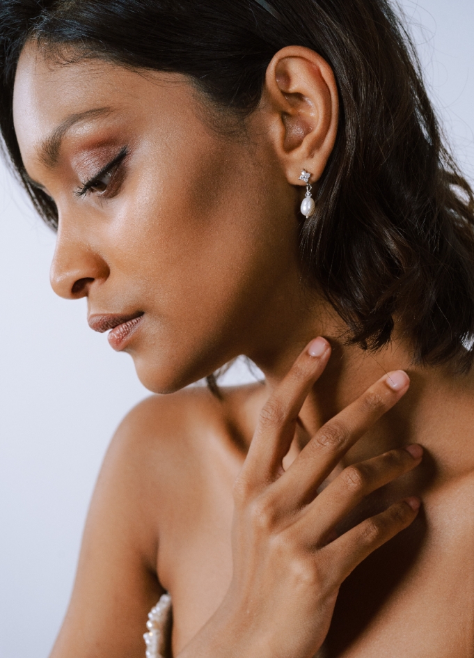 Boucles d'oreilles mariée "Lyana"...