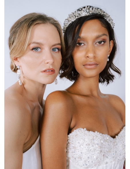 Boucles d'oreilles "Lya" moderne et chic