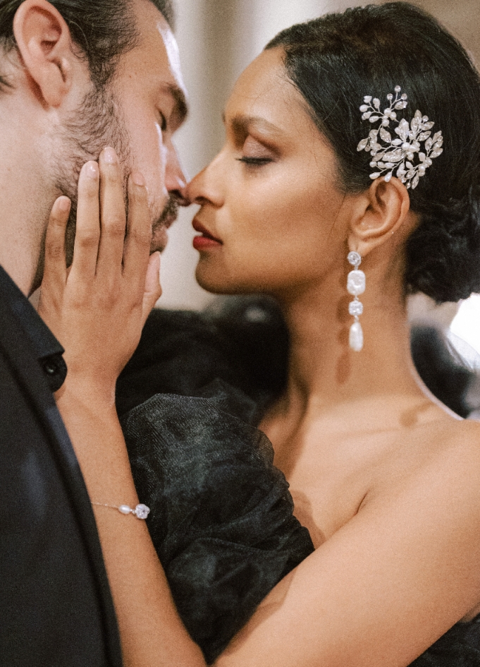 Trio de pics mariée rétro chic "Lya"...