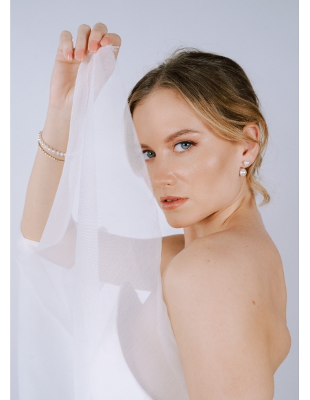 Boucles d'oreilles doubles perles Ellie