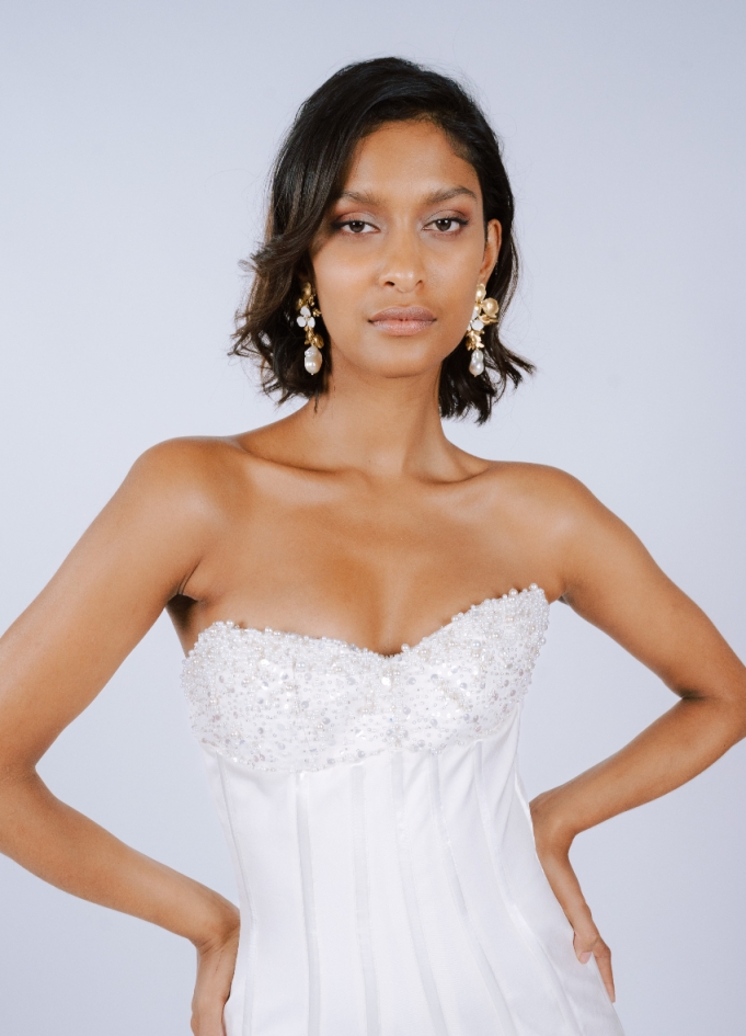 Boucles d'oreilles mariée "Fanchon"...