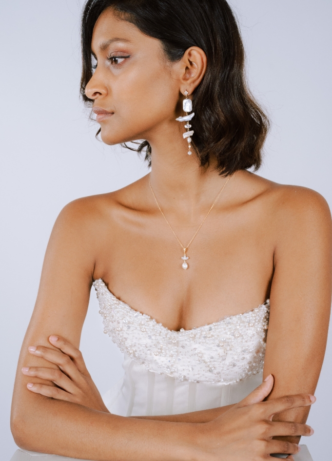 "Aïda" collier de mariée avec...