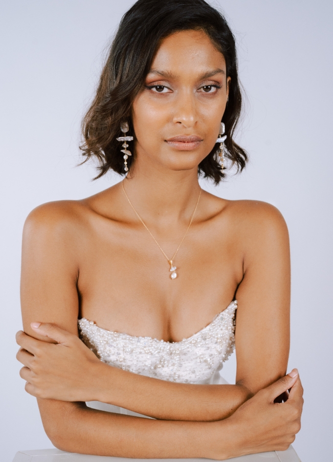 "Aïda" collier de mariée avec...