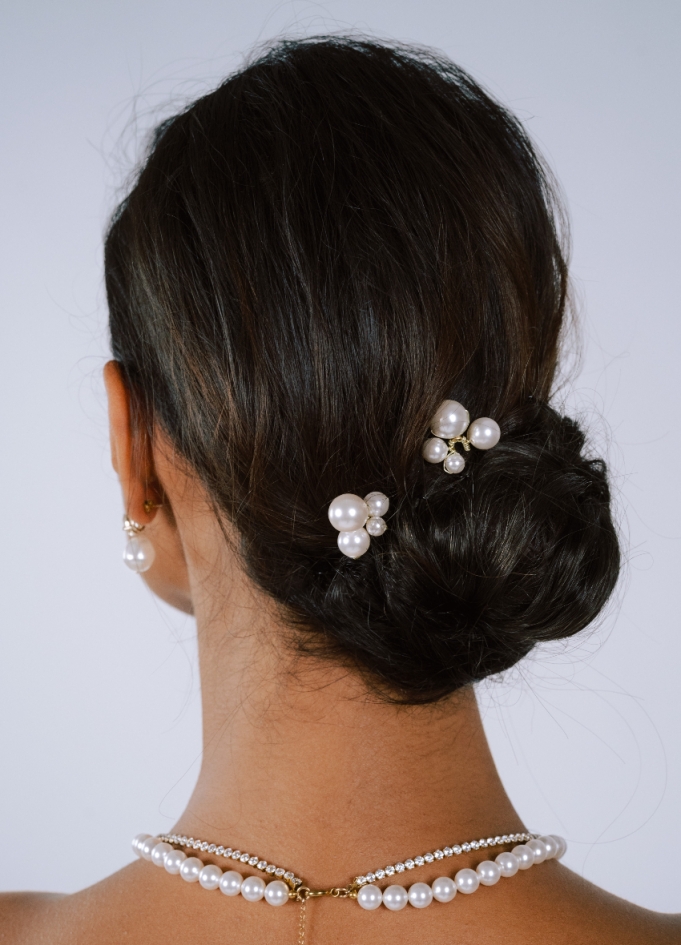 Lot de 2 Pics à chignon "Gina" pour...