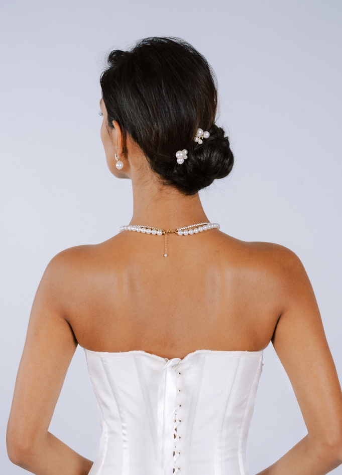 Lot de 2 Pics à chignon "Gina" pour...