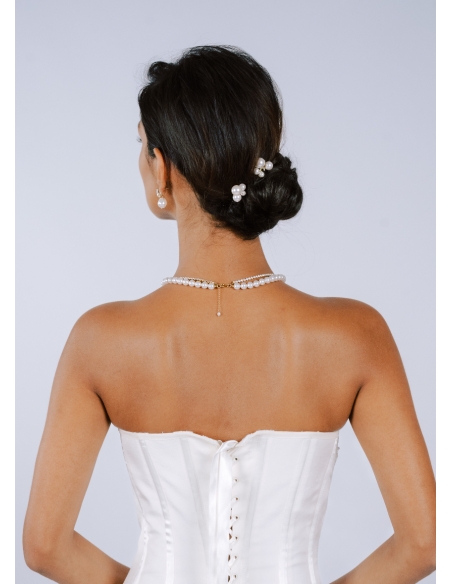 Lot de 2 Pics à chignon "Gina" pour coiffure minimaliste