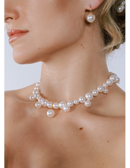 "Maria" Collier de perles nacrées originales