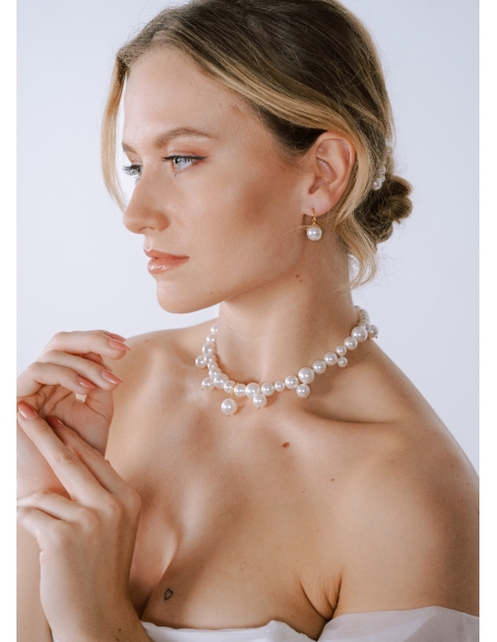 "Maria" Collier de perles nacrées originales