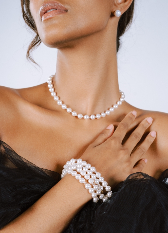 "Camilla" collier de mariée avec...