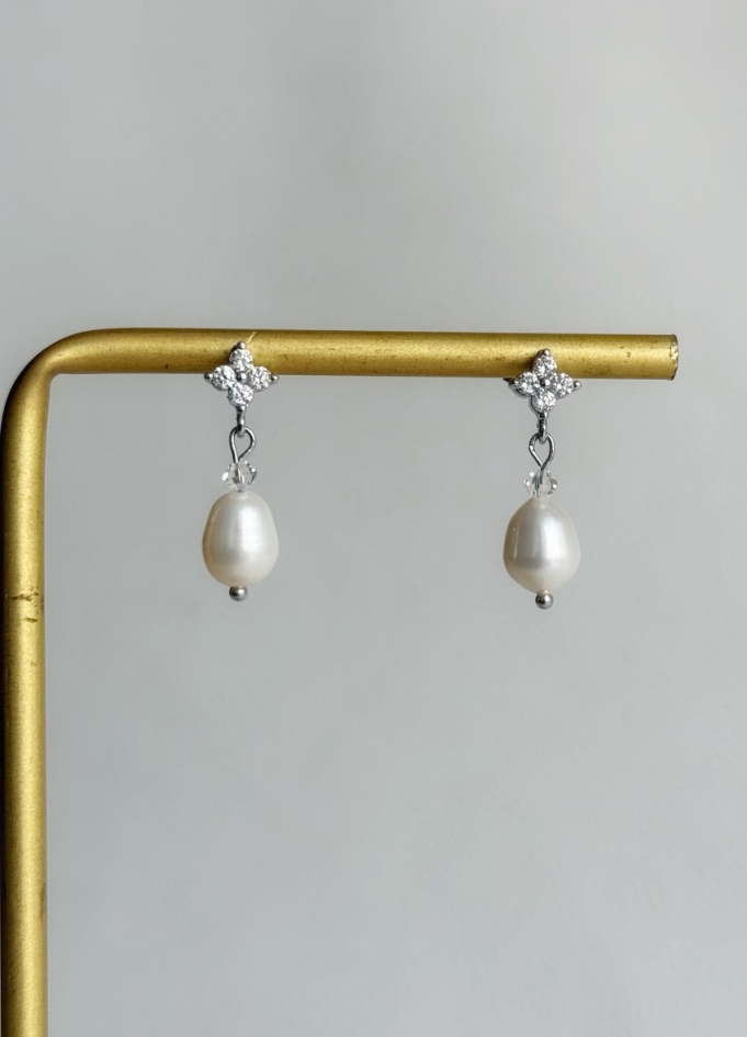 Boucles d'oreilles mariée "Lyana"...