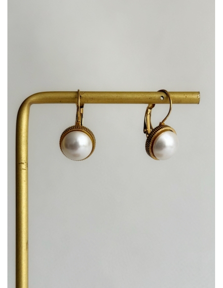 Boucles d'oreilles mariée "Maria" au charme boheme et chic