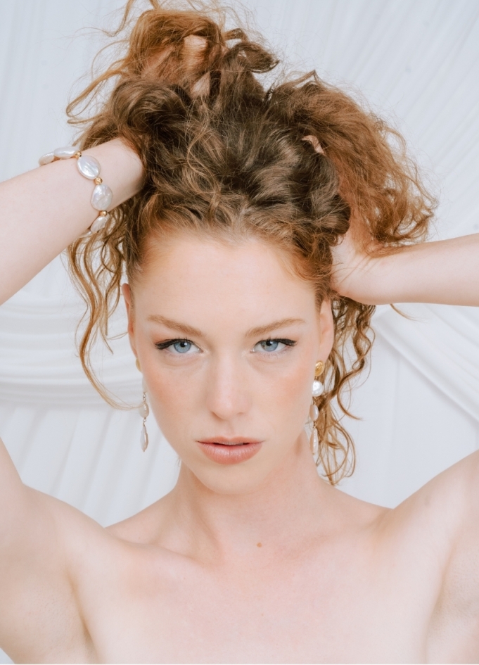 Boucles d'oreilles perlées "Garance"...