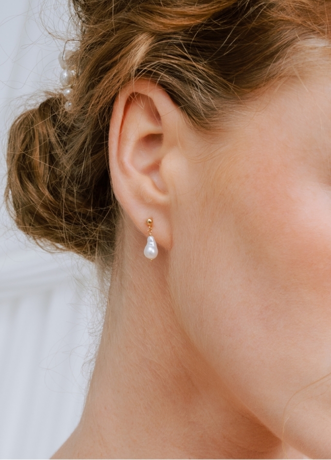 Boucles d'oreilles mariée "Charline"...