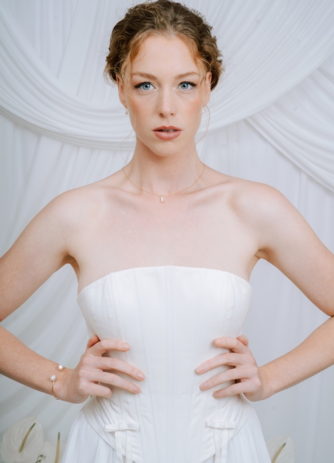 Boucles d'oreilles mariée "Charline"...