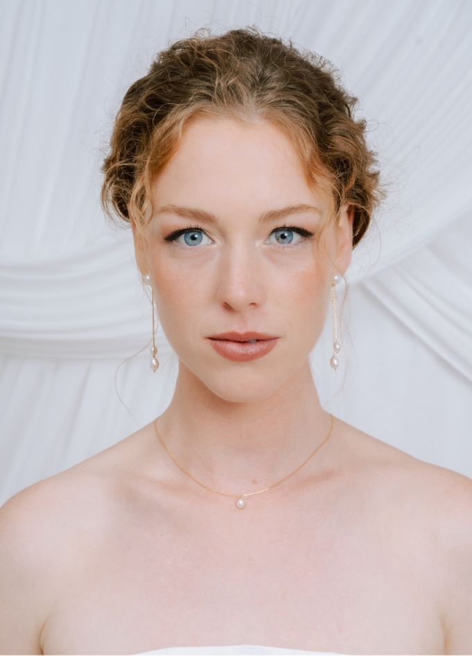 Boucles d'oreilles mariée "Eva"...